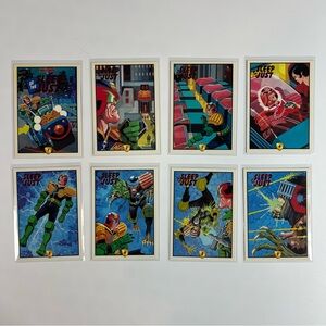 VTG 1995 Edge Judge Dredd Sleep of the Just Mini‎ Story 8 Card Lot